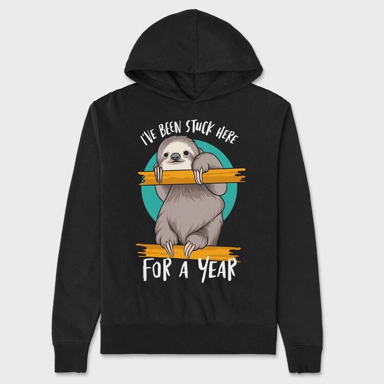 I Have Been Stuck Here for a Year, Unisex Men's Hoodie