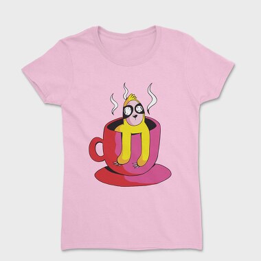 Sloth On Coffee, Women's T-Shirt