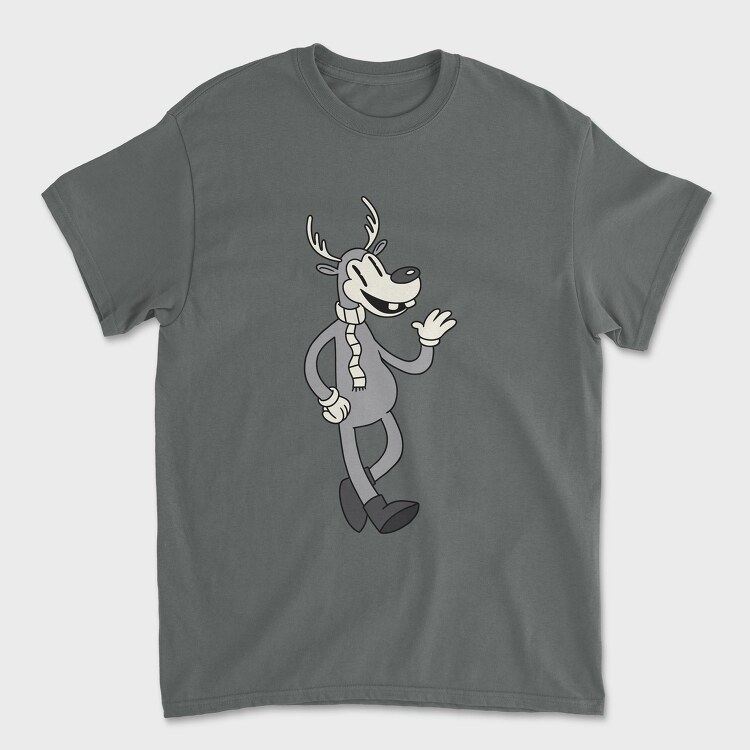 Christmas Raindeer Retro, Unisex Men's T-Shirt
