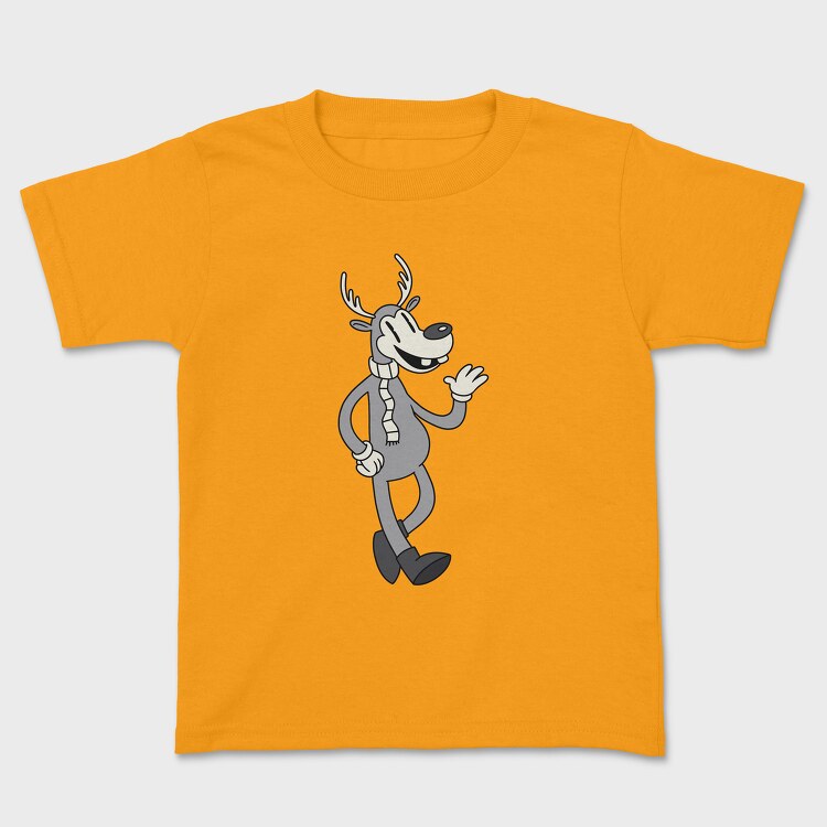 Christmas Raindeer Retro, Kids' T-Shirt