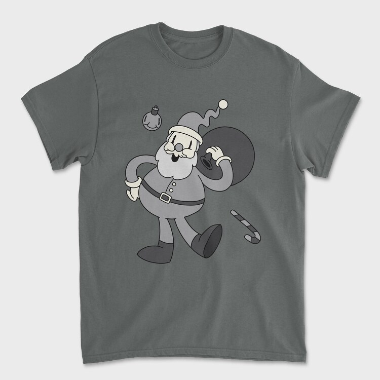 Christmas Santa Retro, Унисекс Мъжка Тениска