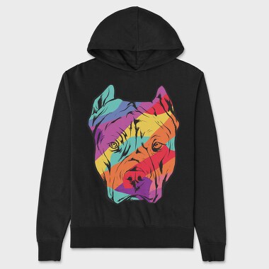 Color Pitbull, Unisex Men's Hoodie