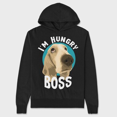 I Am Hungry Boss, Unisex Men's Hoodie