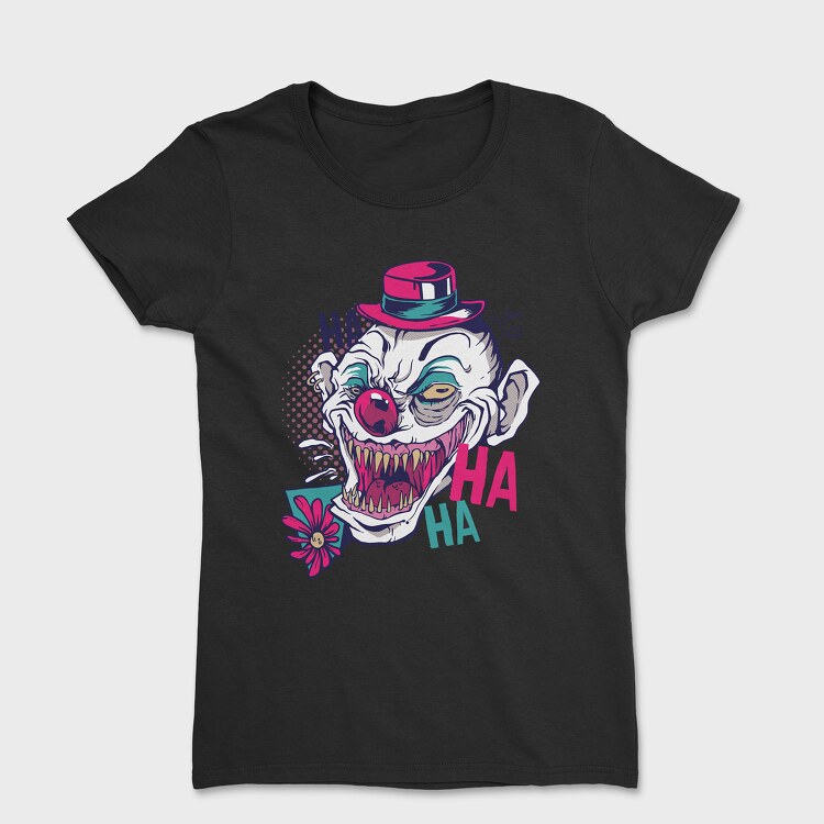 Creppy Clown, Women's T-Shirt