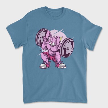 Muscle Rabbit, Unisex Men's T-Shirt