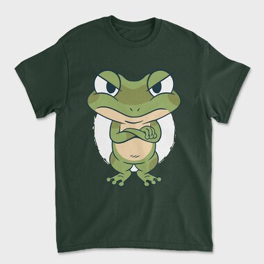 Frog Cartoon, Unisex Men's T-Shirt