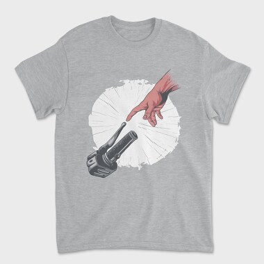 Hand And Motorcycle, Унисекс Мъжка Тениска