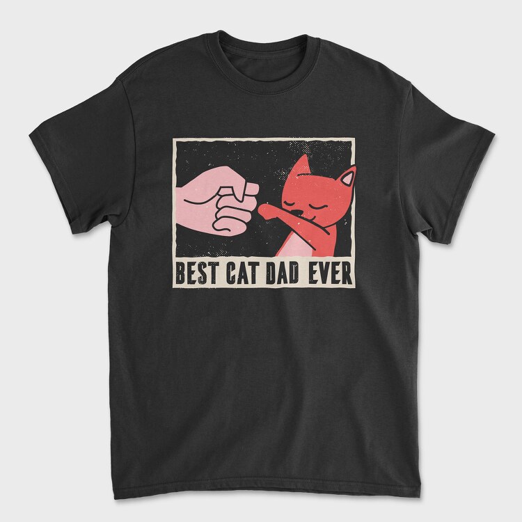 Cat Dad, Unisex Men's T-Shirt