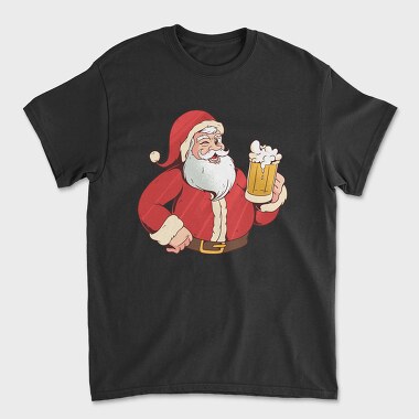 Santa Beer, Unisex Men's T-Shirt