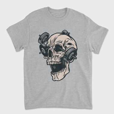 Skull Gym, Unisex Men's T-Shirt