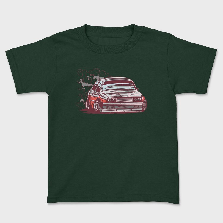 Car Drifting, Kids' T-Shirt