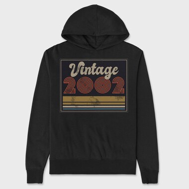Vintage 2002, Unisex Men's Hoodie
