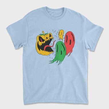 Pumpkin Ghosts, Unisex Men's T-Shirt