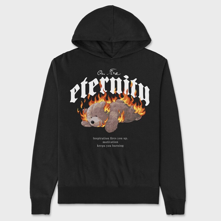 Eternity Teddy Bear, Unisex Men's Hoodie
