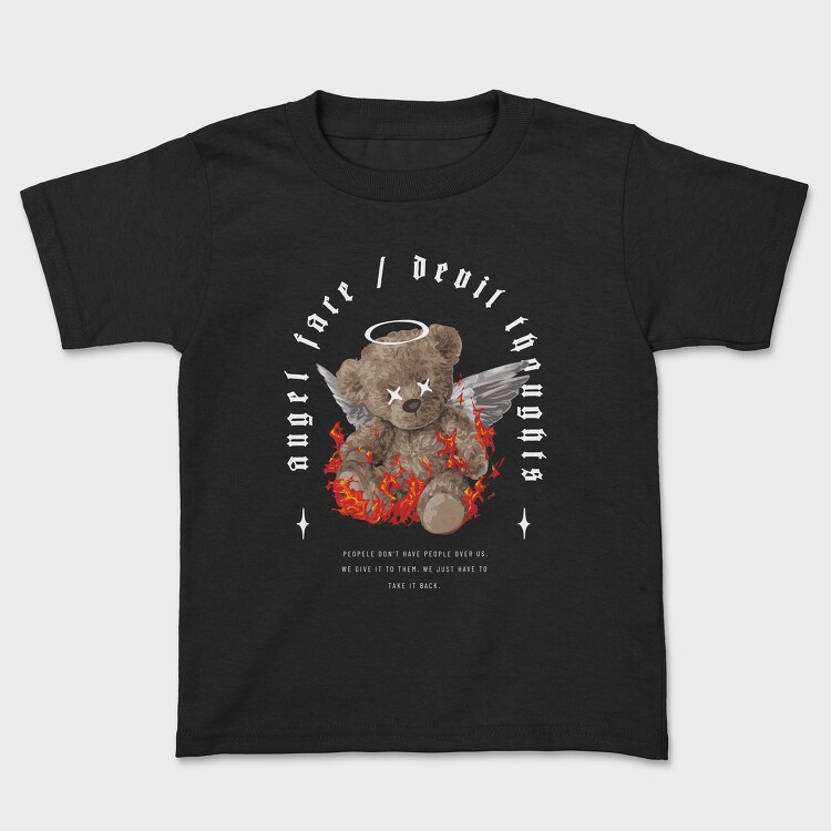 Angel Teddy Bear, Kids' T-Shirt