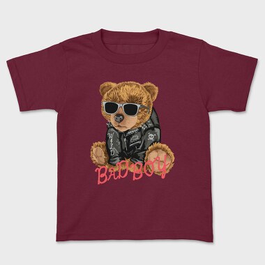 Bad Boy Teddy Bear, Kids' T-Shirt
