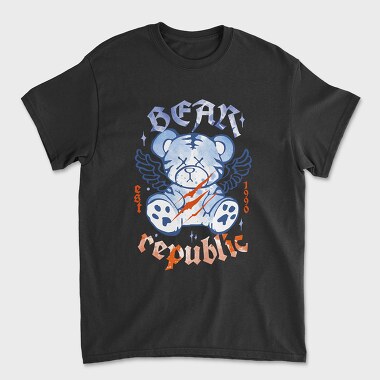 Bear Republic, Unisex Men's T-Shirt