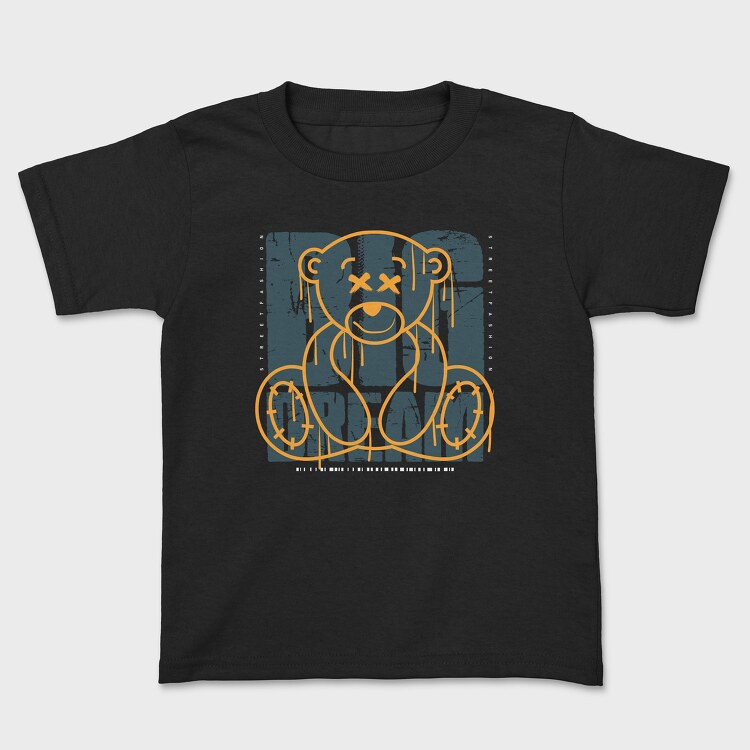 Big Dream Teddy Bear, Kids' T-Shirt