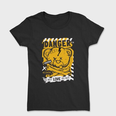 Danger Orange Teddy Bear, Дамска Тениска