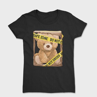 Do Not Cross Teddy Bear, Дамска Тениска