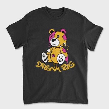 Dream Big Teddy, Unisex Men's T-Shirt