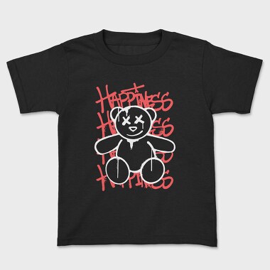 Happiness Teddy Bear, Kids' T-Shirt