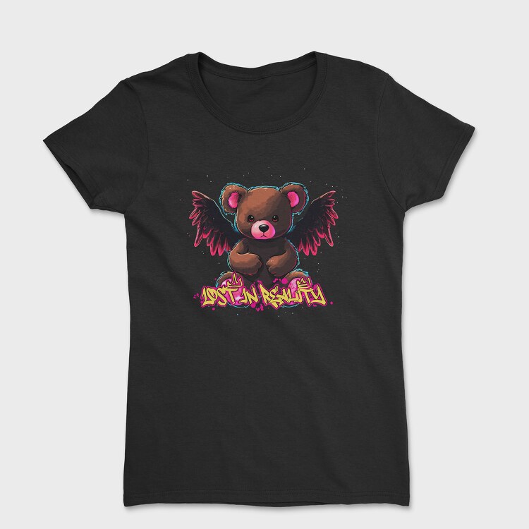 Lost Inn Reality Teddy Bear, Women's T-Shirt