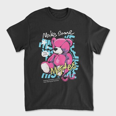 Mistakes Teddy, Unisex Men's T-Shirt