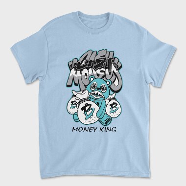 Money King Teddy Bear, Unisex Men's T-Shirt