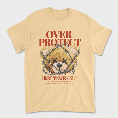 Overprotect Teddy, Unisex Men's T-Shirt