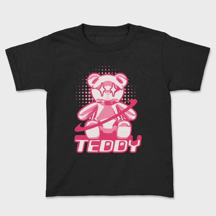 Pink Teddy Bear, Kids' T-Shirt