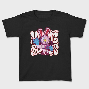 Rabbit Robot Teddy Bear, Kids' T-Shirt