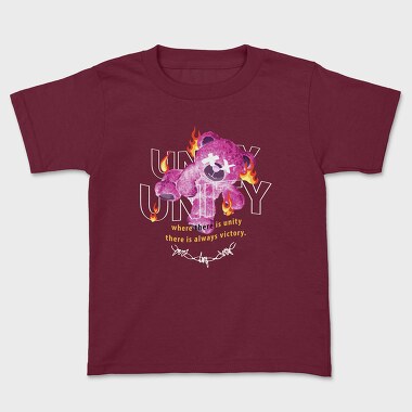 Unity Teddy, Kids' T-Shirt
