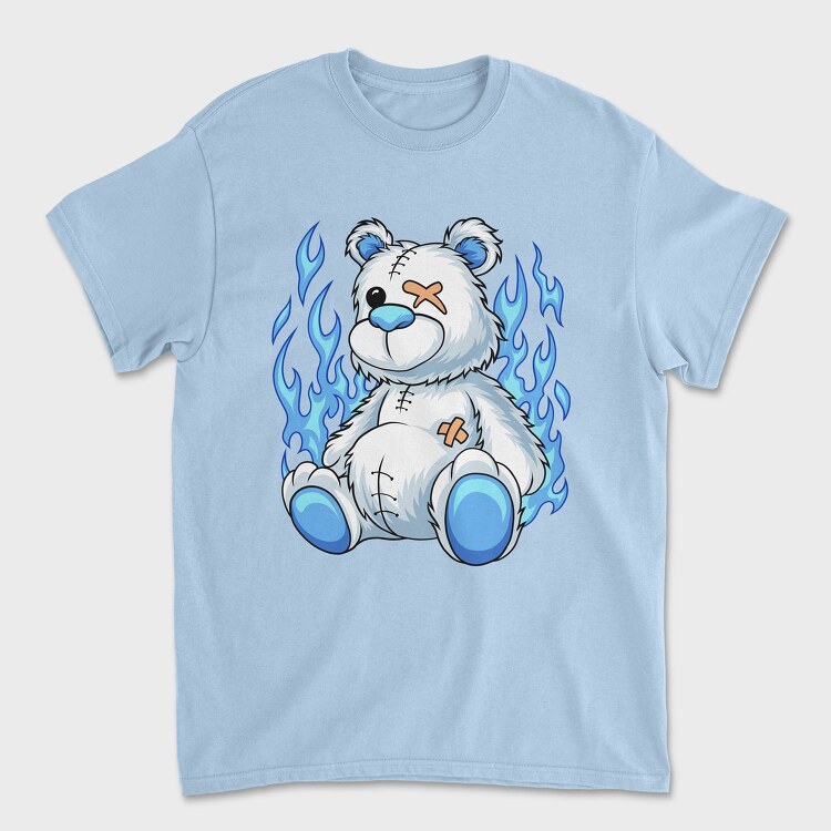 White Teddy Bear, Унисекс Мъжка Тениска