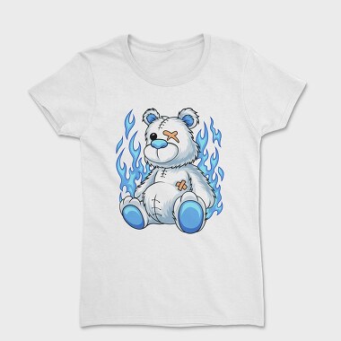 White Teddy Bear, Women's T-Shirt