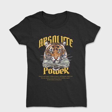 Absolute Power Tiger, Women's T-Shirt