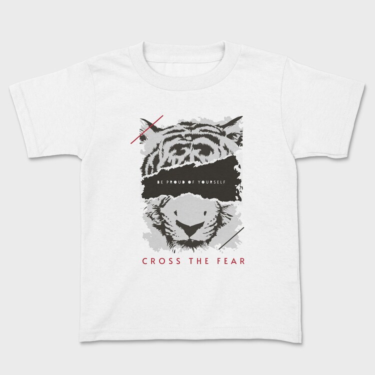 Cross the Fear, Kids' T-Shirt
