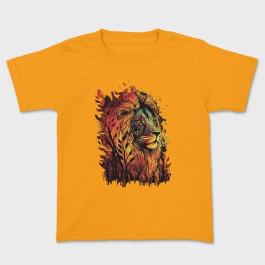 Gold Lion, Kids' T-Shirt
