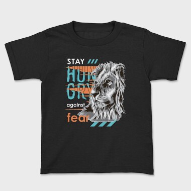 Hungry Lion, Kids' T-Shirt