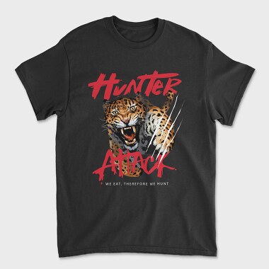 Unisex Men's T-Shirt, Hunter Attack