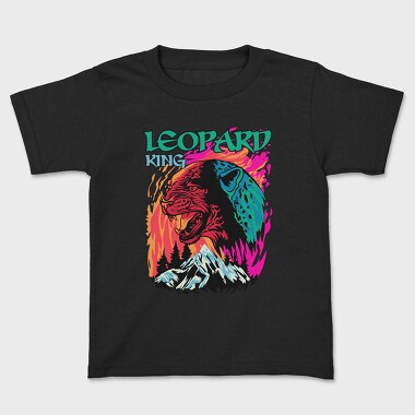 Leopard King, Kids' T-Shirt