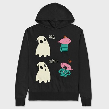 Boo Burpees, Unisex Men's Hoodie
