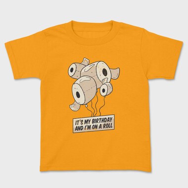 Birthday Toilet Paper, Kids' T-Shirt