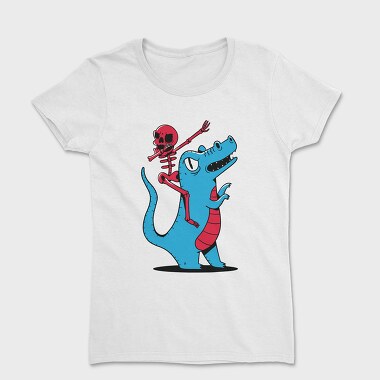 Дамска Тениска, Skeleton Dab Ridinf Trex