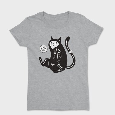 Skeleton Cat, Women's T-Shirt