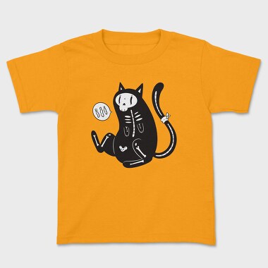 Skeleton Cat, Kids' T-Shirt