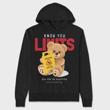 You Can Do Anything Teddy, Unisex Men's Hoodie