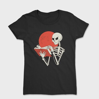 Skeleton Book, Women's T-Shirt