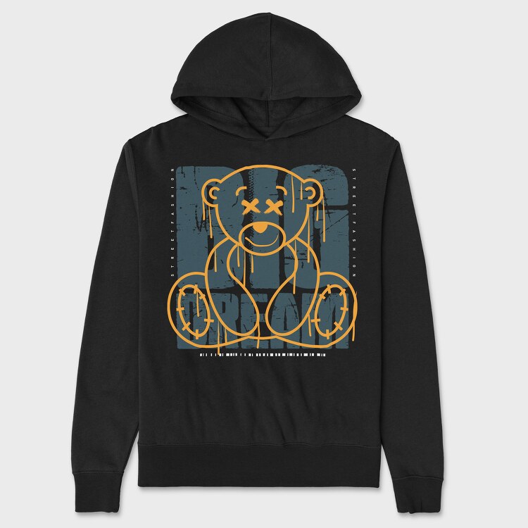 Big Dream Teddy Bear, Unisex Men's Hoodie