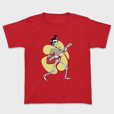 Guitar Skeleton, Kids' T-Shirt
